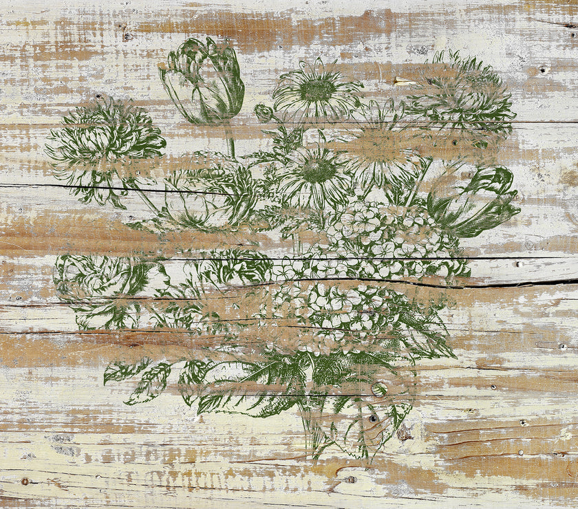 Garden Bouquet IOD Décor Stamp