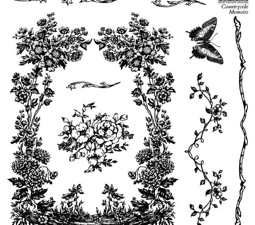 Countryside Memoirs 6X6 IOD STAMP™