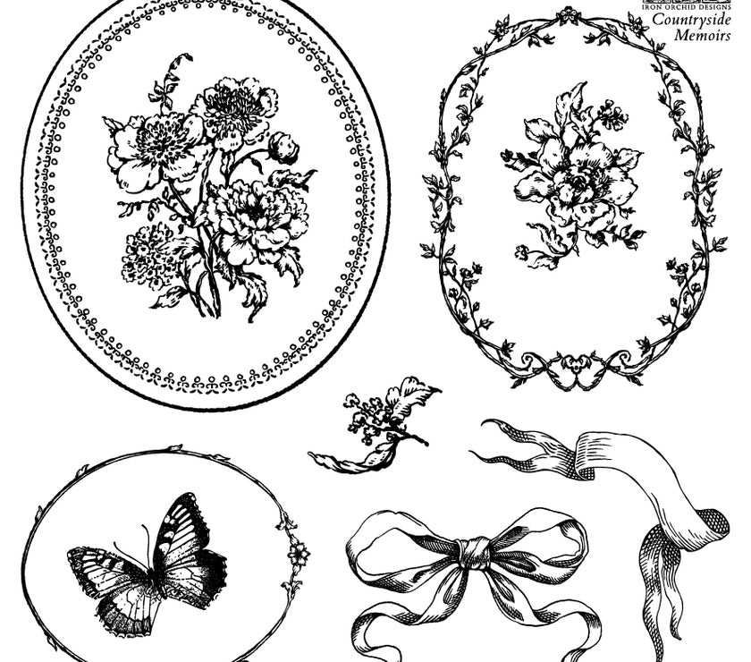 Countryside Memoirs 6X6 IOD STAMP™