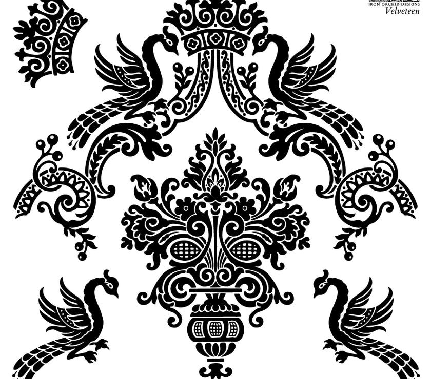 Velveteen 6X6 IOD STAMP™