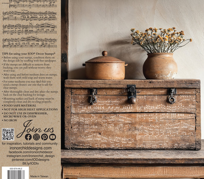 The Waltz 12x12 IOD Stamp