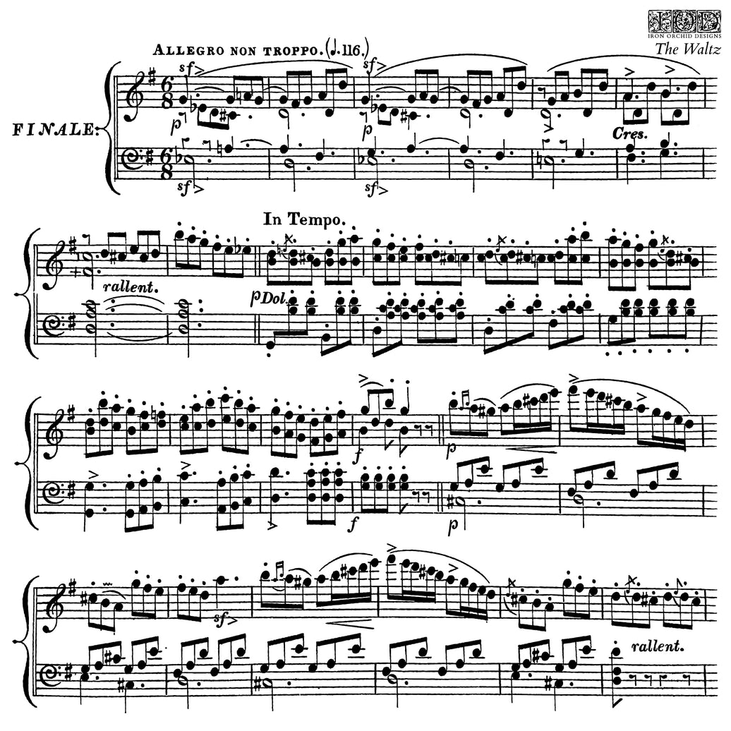 The Waltz 12x12 IOD Stamp