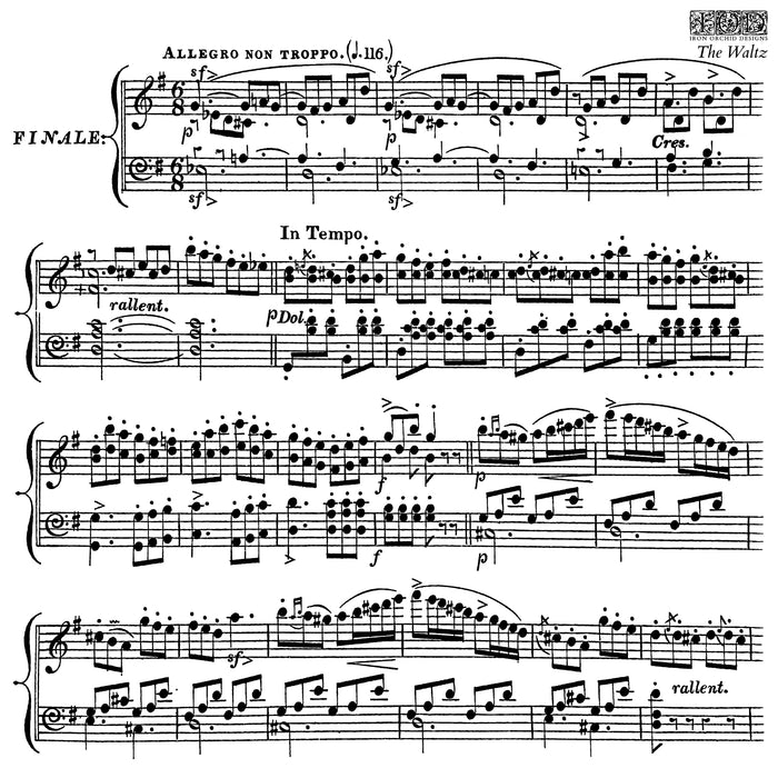 The Waltz 12x12 IOD Stamp