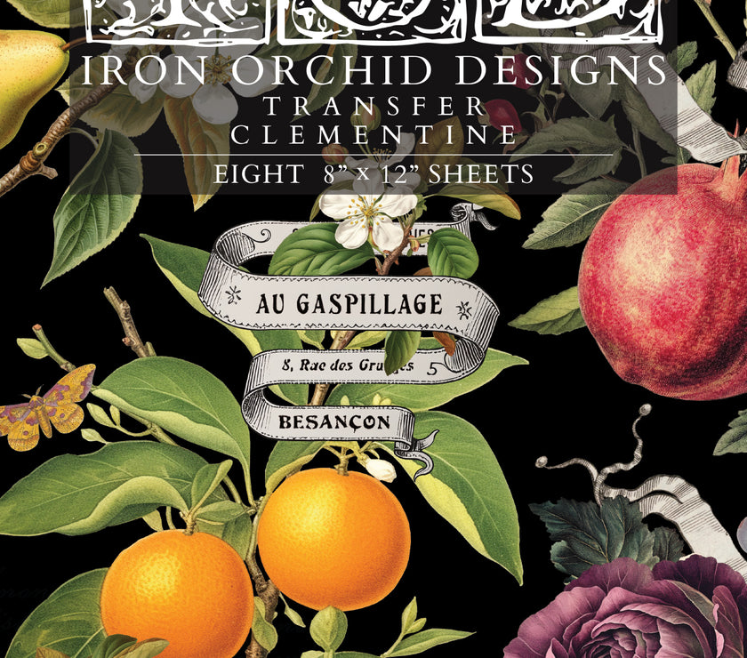 Clementine IOD Transfer 8x12 Pad