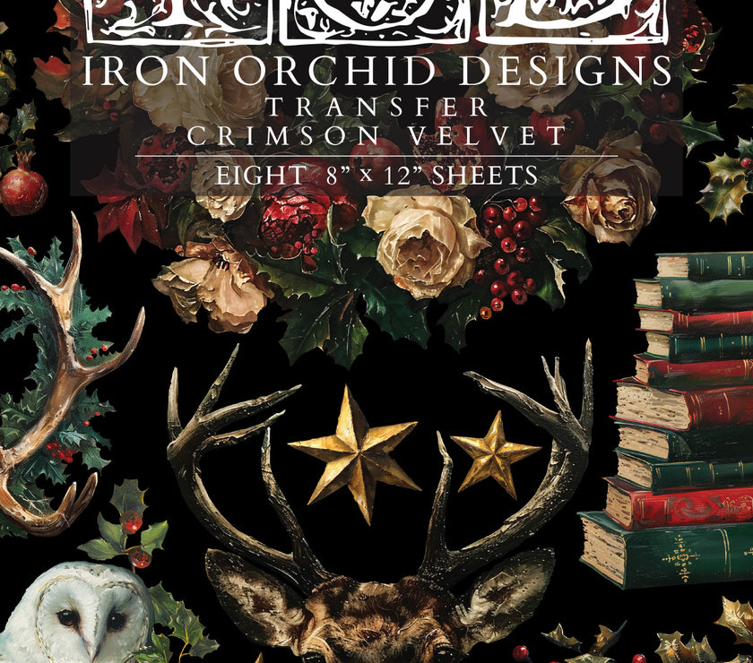 Crimson Velvet  IOD Transfer