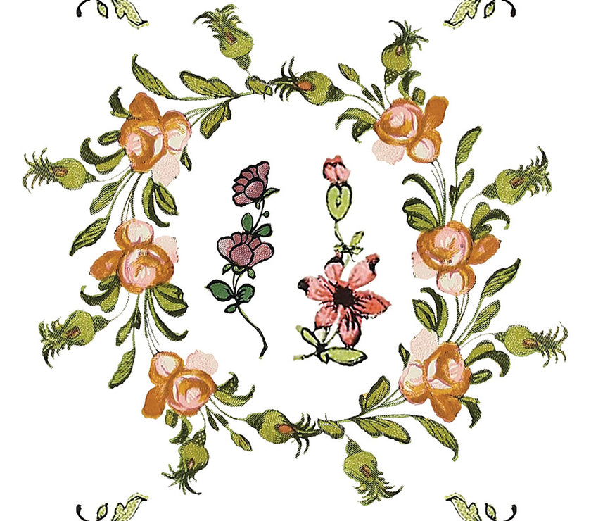 Fairytale Floral IOD Transfer