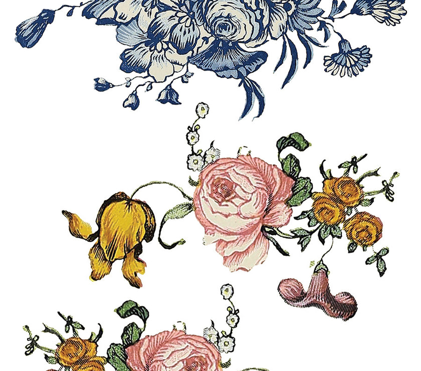 Fairytale Floral IOD Transfer