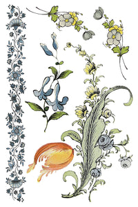 Fairytale Floral IOD Transfer