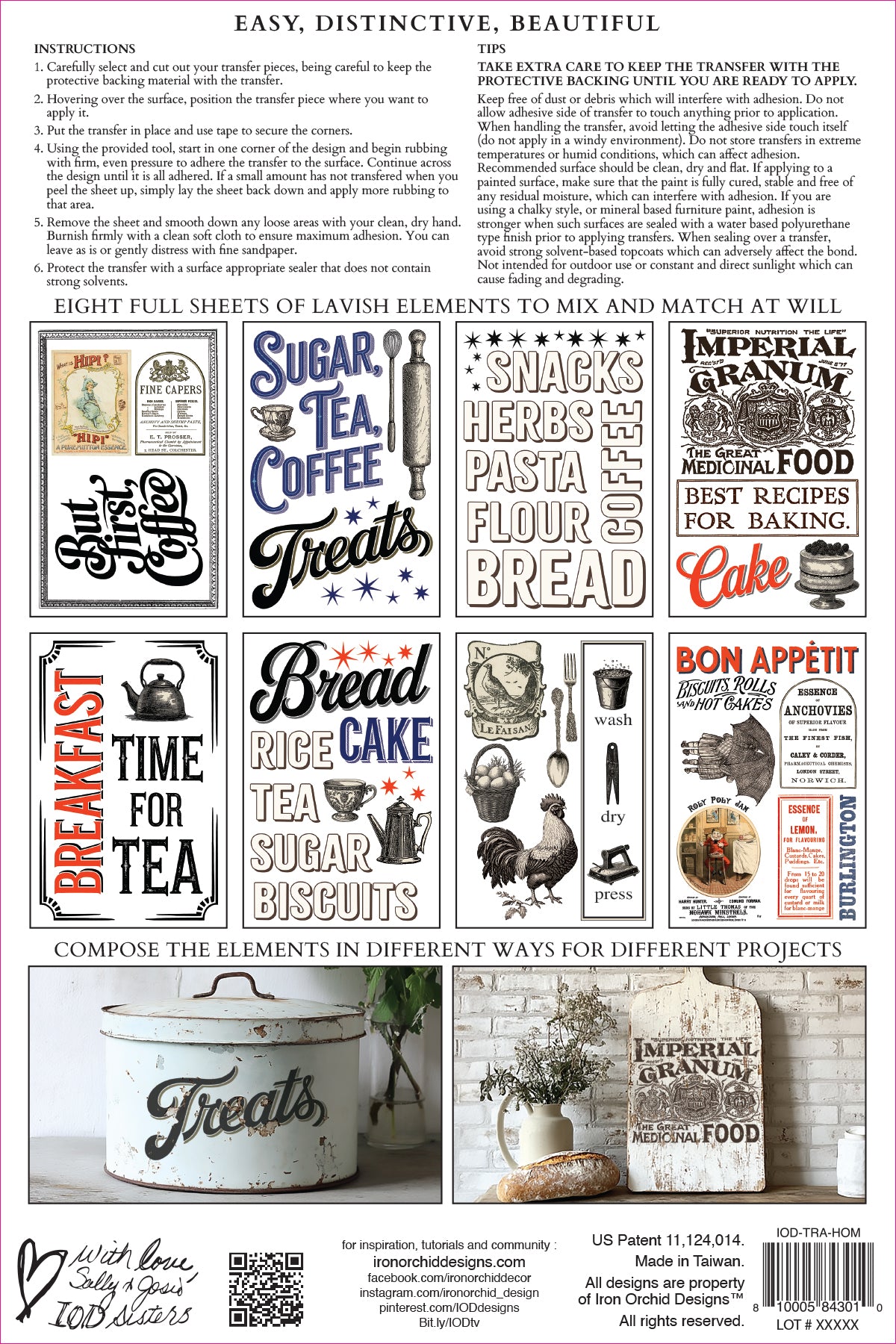 Home Sweet Home IOD Transfer 8x12 Pad