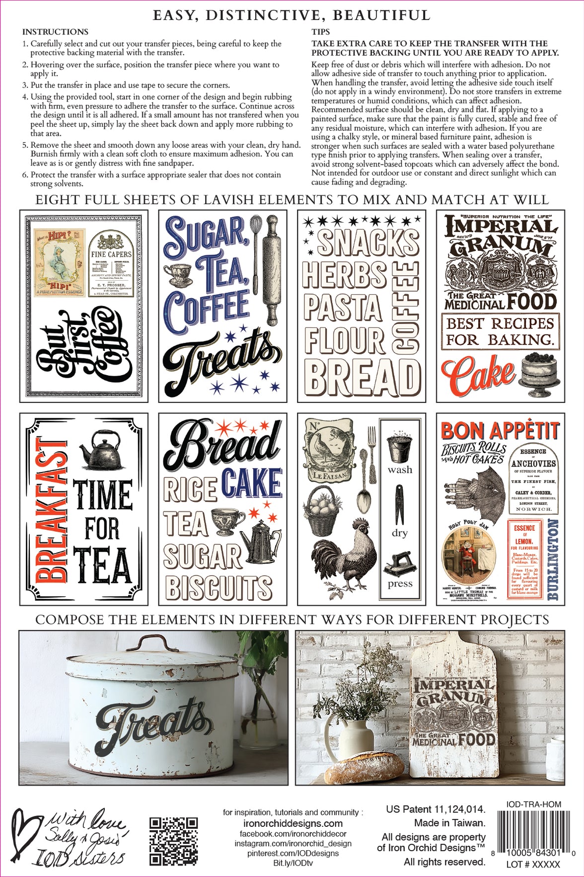 Home Sweet Home IOD Transfer 8x12 Pad