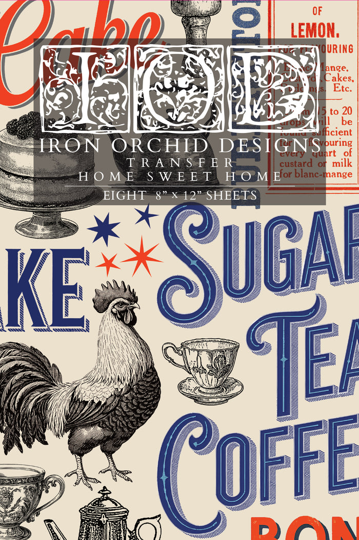 Home Sweet Home IOD Transfer 8x12 Pad