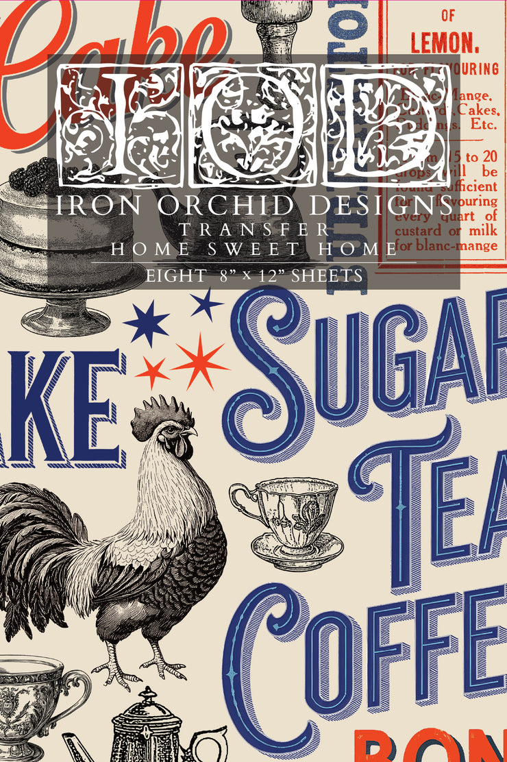 Home Sweet Home IOD Transfer 8x12 Pad