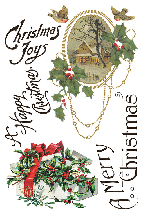 Christmas Joy IOD Transfer 8x12 Pad