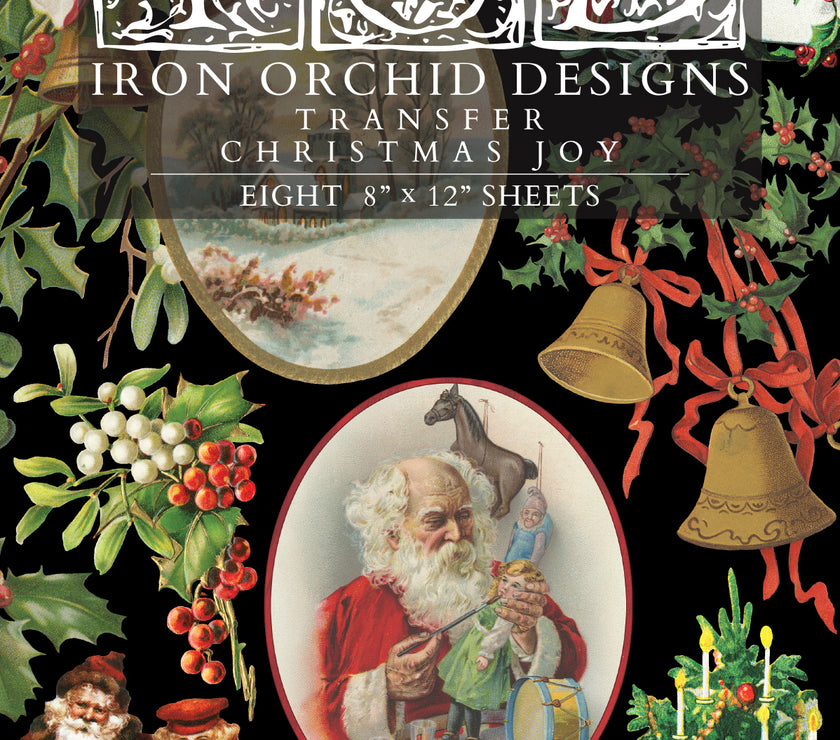 Christmas Joy IOD Transfer 8x12 Pad