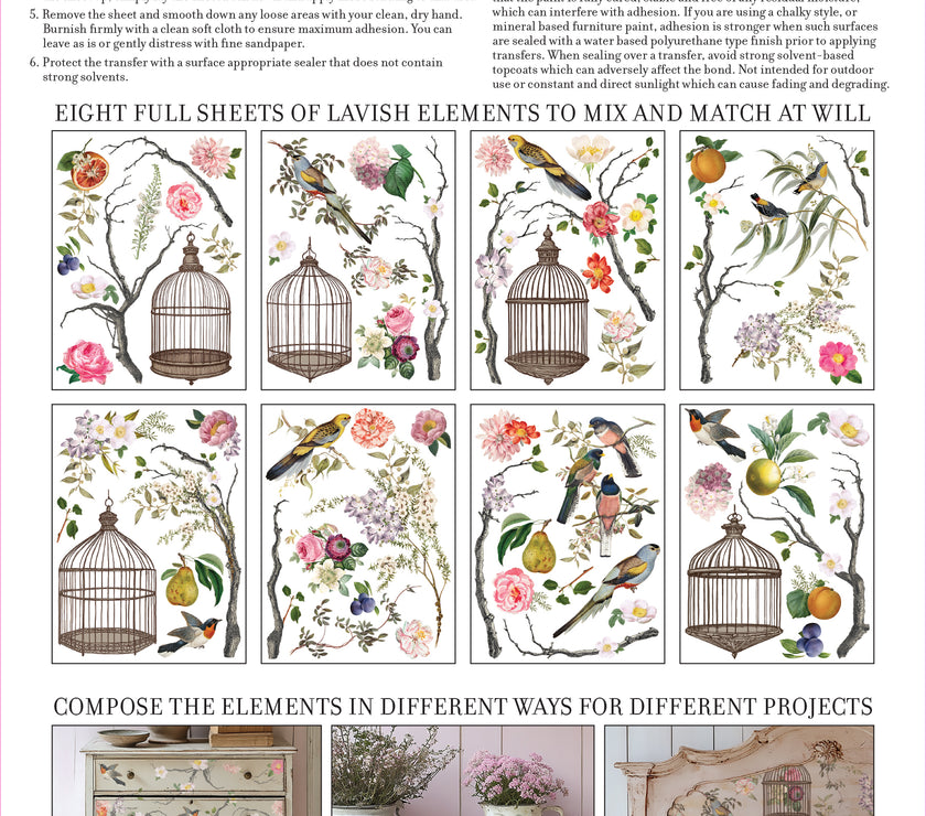 Menagerie IOD Transfer 12x16 Pad