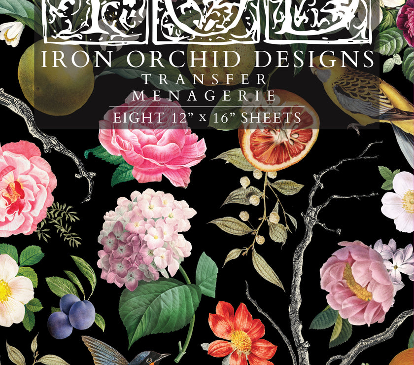 Menagerie IOD Transfer 12x16 Pad