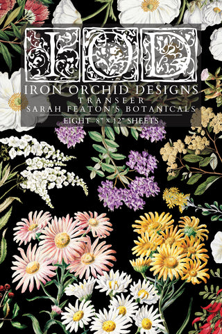 Sarah Featon’s Botanicals IOD Transfer 8x12 Pad