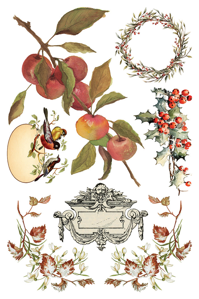 Santa's Hollow IOD Transfer 8x12 Pad