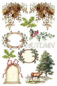 Santa's Hollow IOD Transfer 8x12 Pad