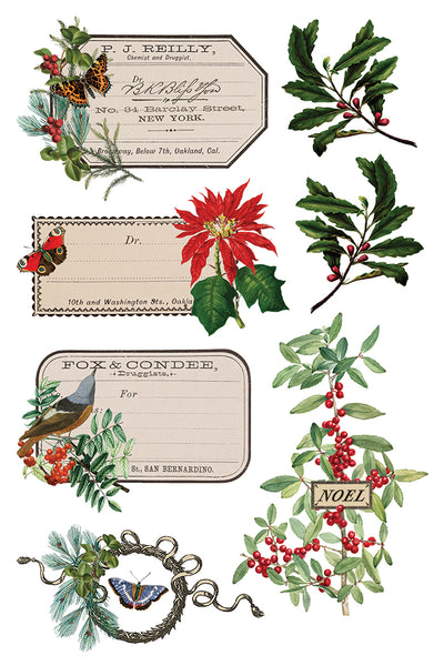 Winter Botanist IOD Transfer 8x12 Pad