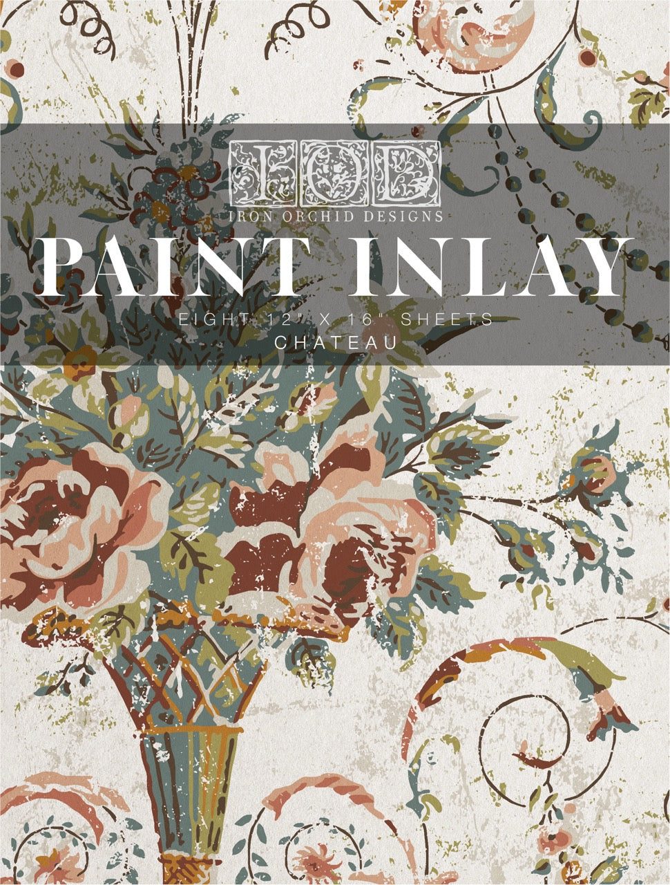 Chateau IOD Paint Inlay 12x16 Pad