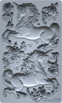 Unicorns 6x10 IOD Mould