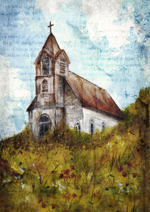 Set on a Hill - Teresa Rene Art