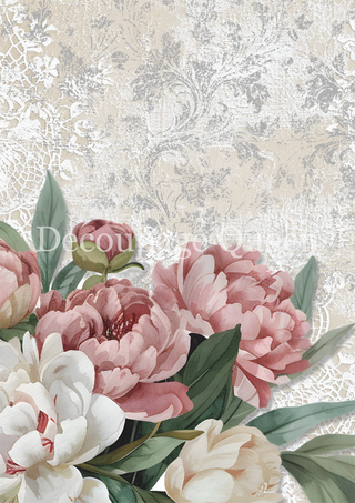 Peonies and Lace, Dainty & the Queen