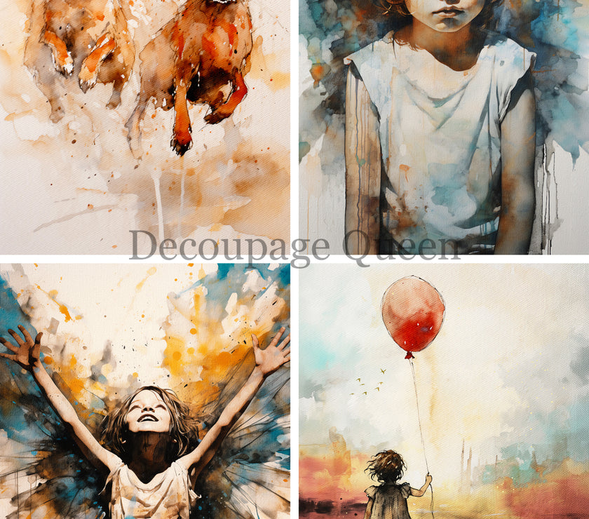 Decoupage Queen Andy Skinner Abundance Four Pack Rice Paper