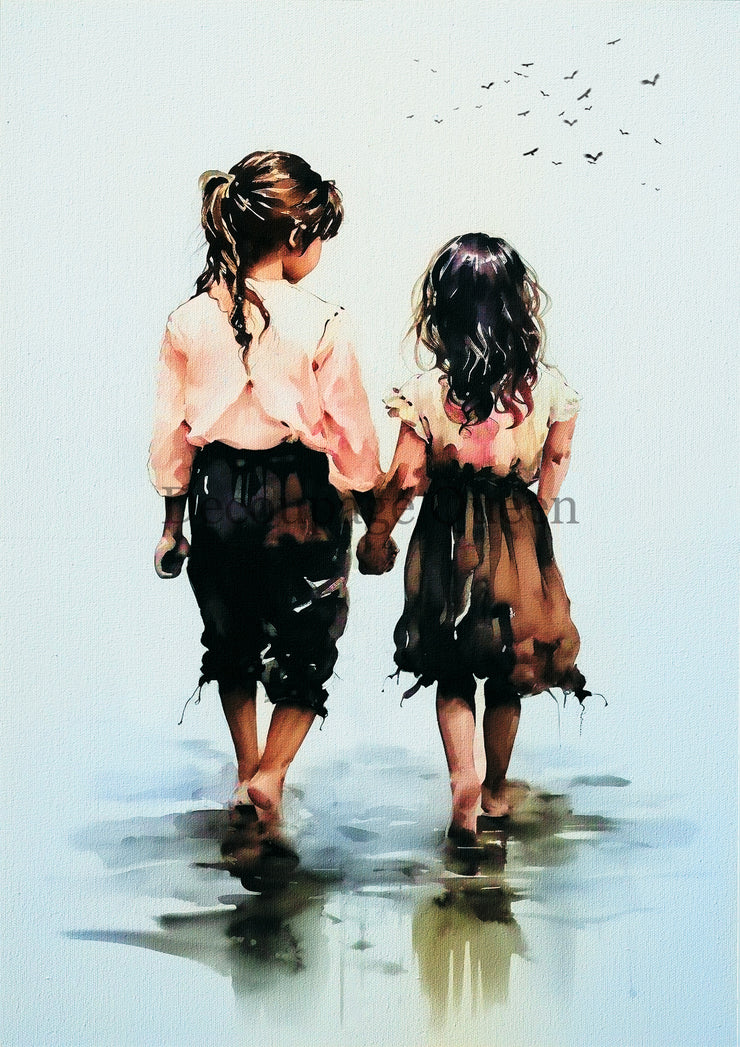 Decoupage Queen Andy Skinner Sisters Rice Paper