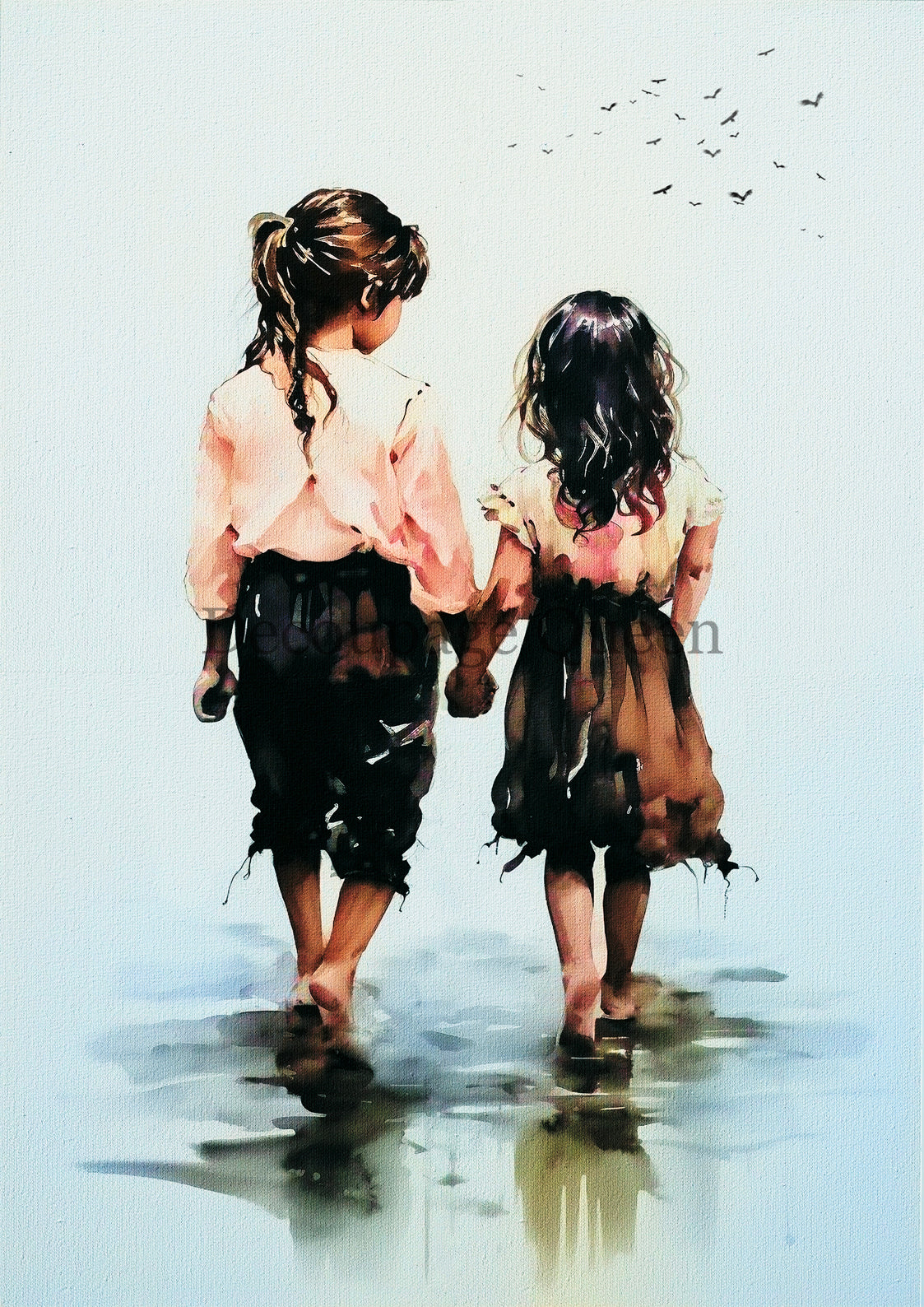 Decoupage Queen Andy Skinner Sisters Rice Paper