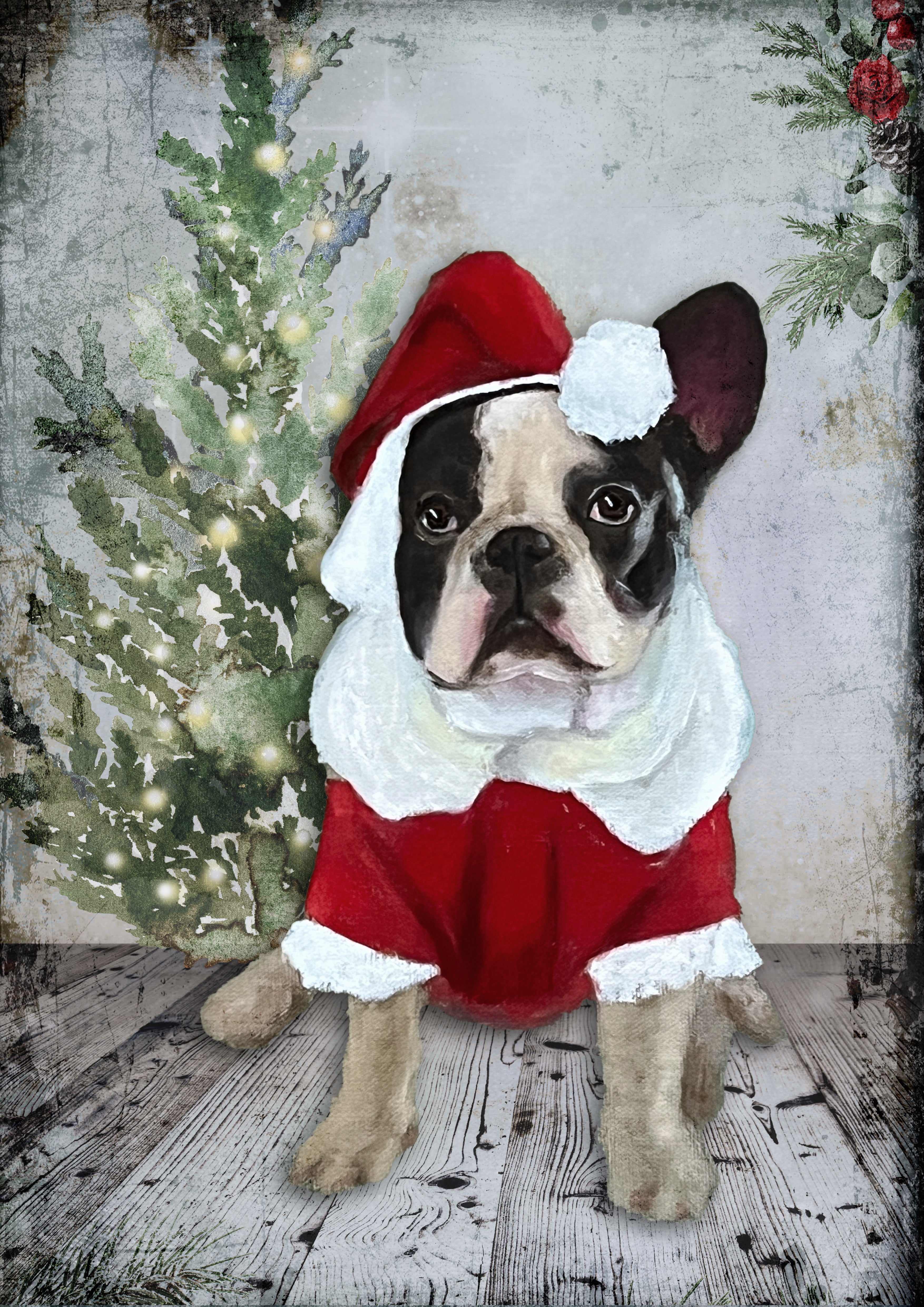 Teresa Rene Art - Christmas Frenchy