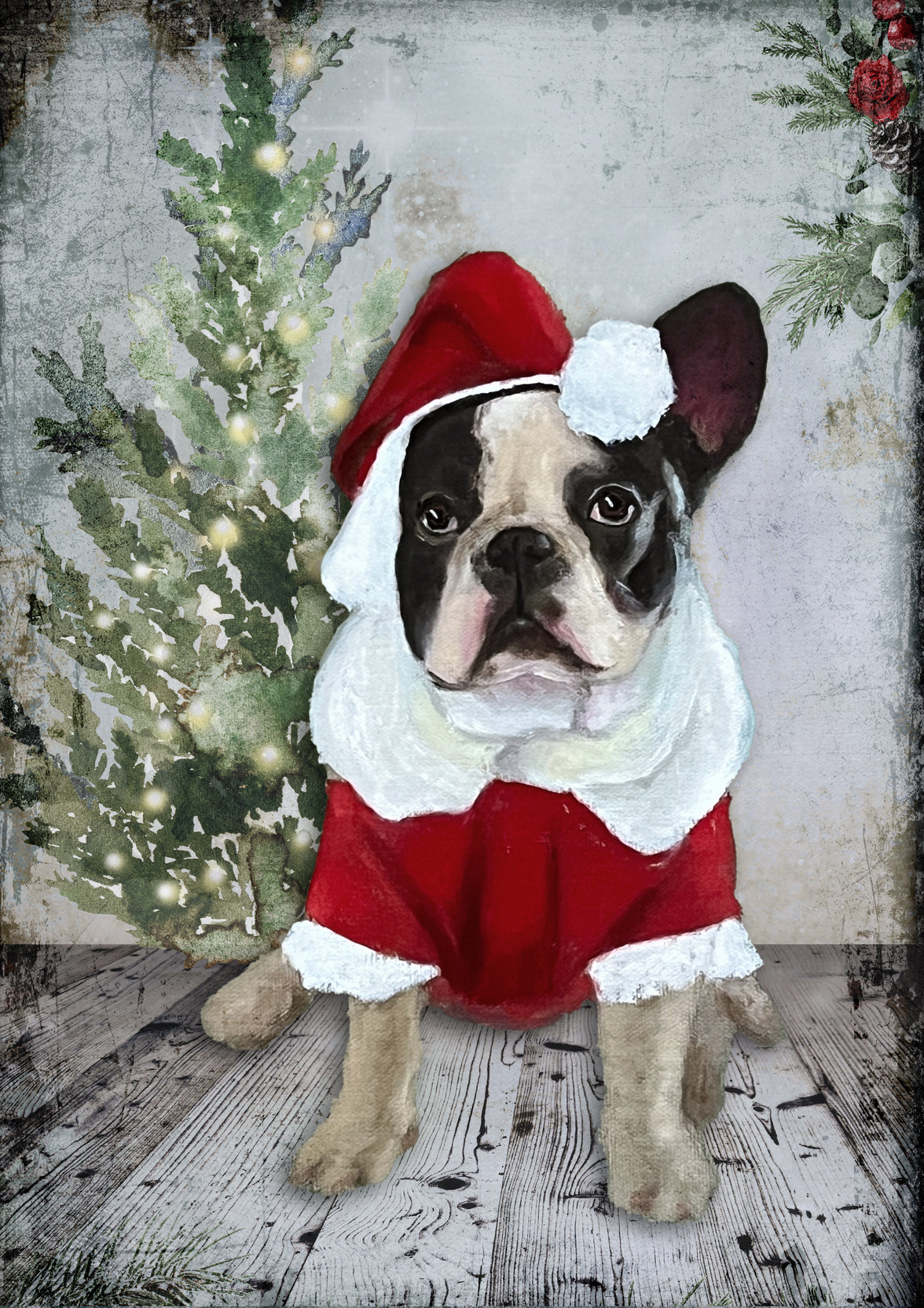 Teresa Rene Art - Christmas Frenchy