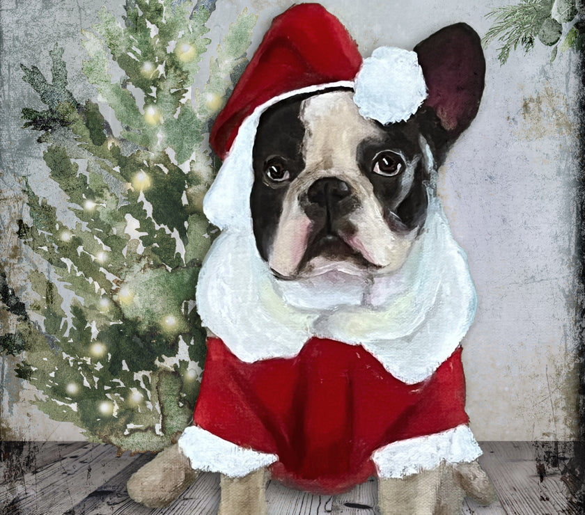 Teresa Rene Art - Christmas Frenchy