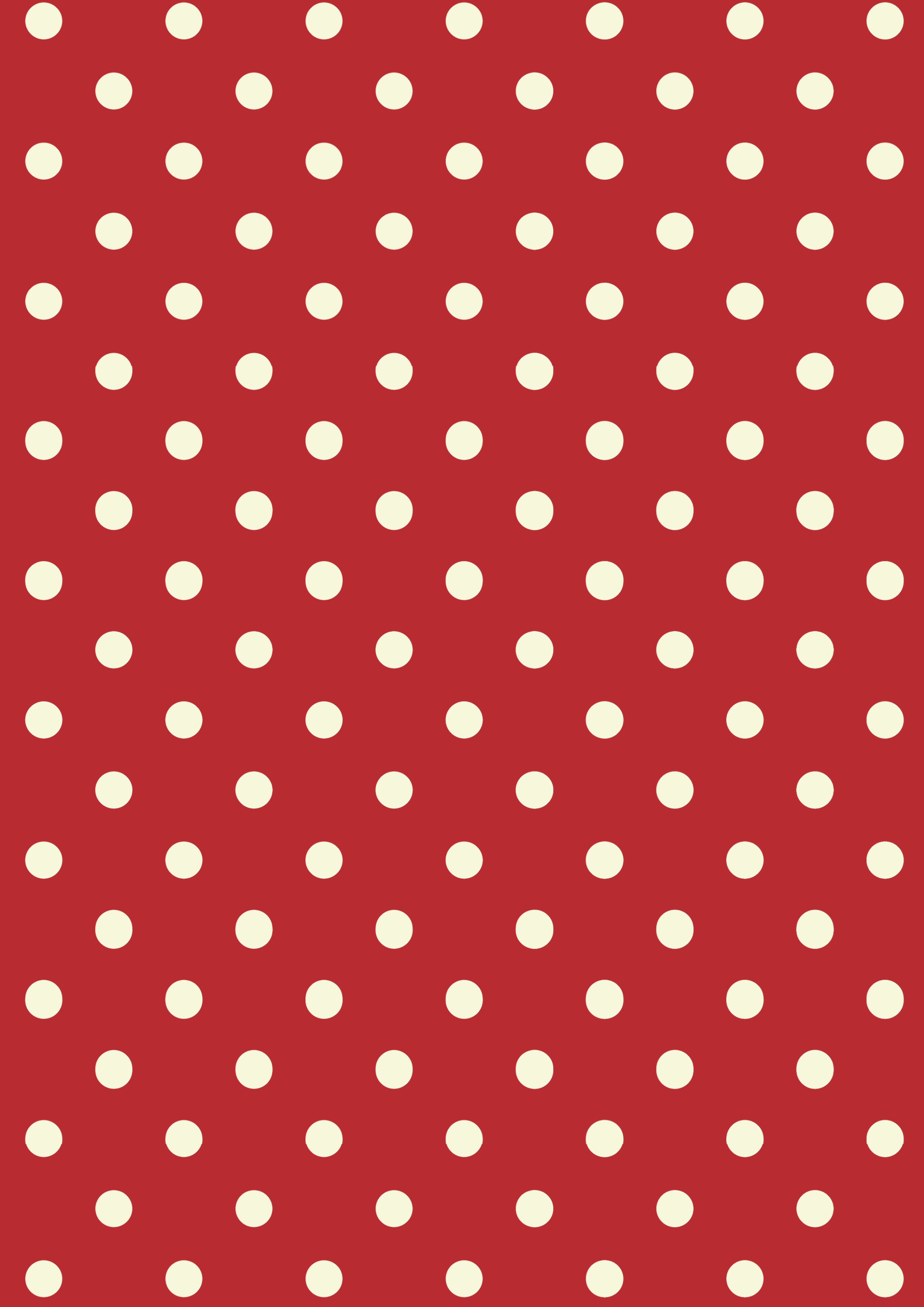Red with White Dots