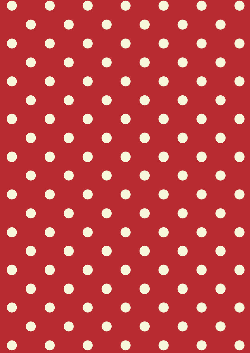 Red with White Dots