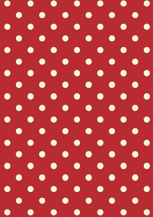 Red with White Dots