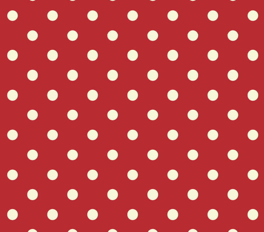 Red with White Dots