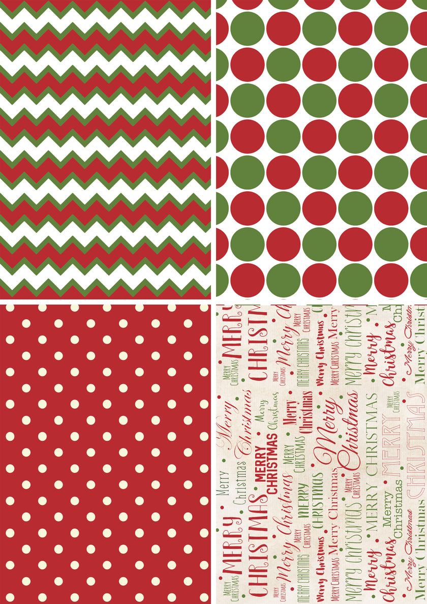 Christmas Wrapping Four Pack