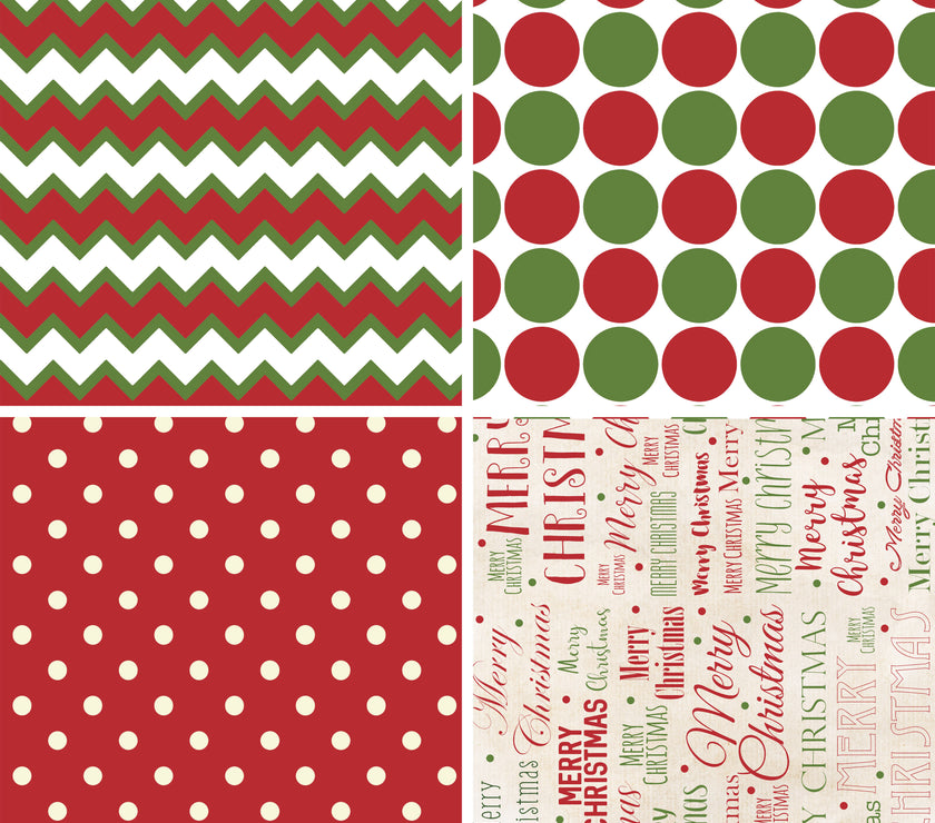 Christmas Wrapping Four Pack