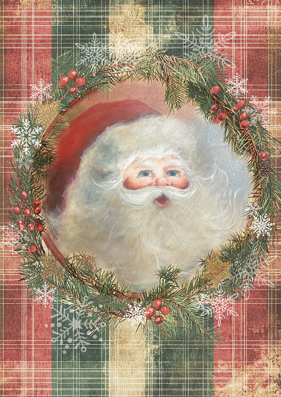 Santa Wreath - Christmas in the Village 2026 - ellen j goods