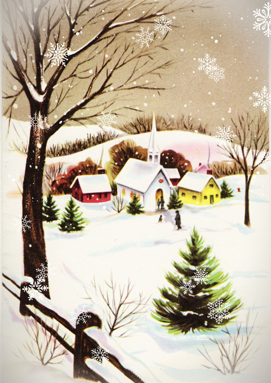 Holiday Village - Seasons Greetings 1962 - ellen j goods