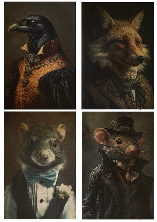 Pet Portraits II - Midnight Echos - Olga Heldwein