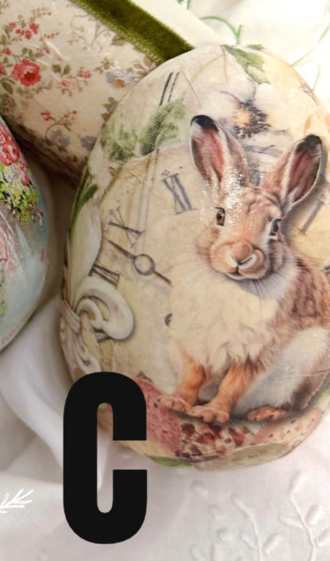 Vintage Style Easter German Egg Box