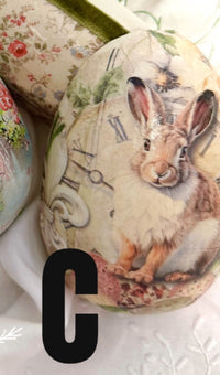 Vintage Style Easter German Egg Box