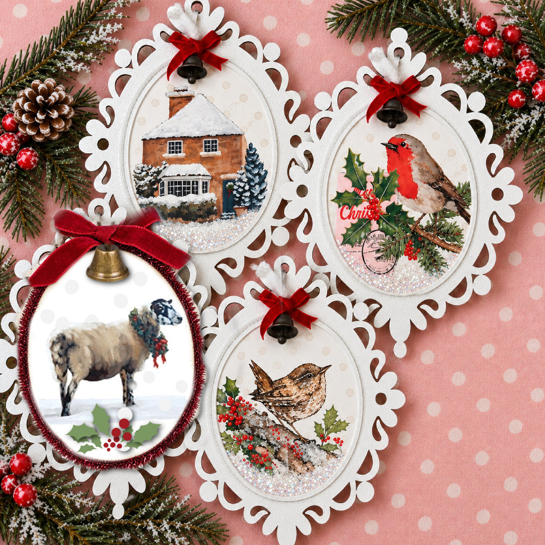 LOCAL WORKSHOP! Ornament for Beginners! In person at ellen j goods Sunday October 25 2pm