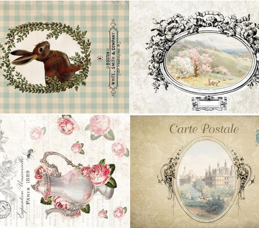 Roycycled Spring Blocks 2024, design by Roycycled, arts & entertainment > hobbies & creative arts > arts & crafts, for decoupage and crafting