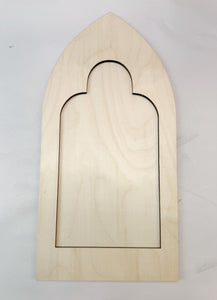 Custom two part gothic stylewood frame