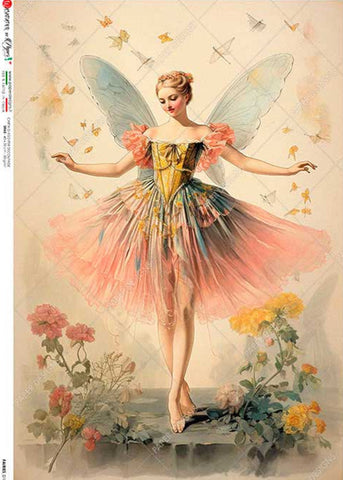 Fairy Dancing among Butterflies