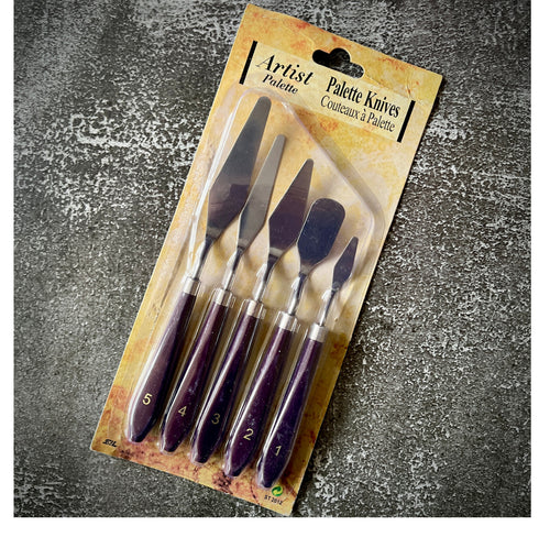 Artist palette Knives Set